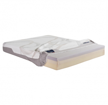 Ensemble relaxation tapissier 2 moteurs Felicity + matelas mémoire de forme Kinéo